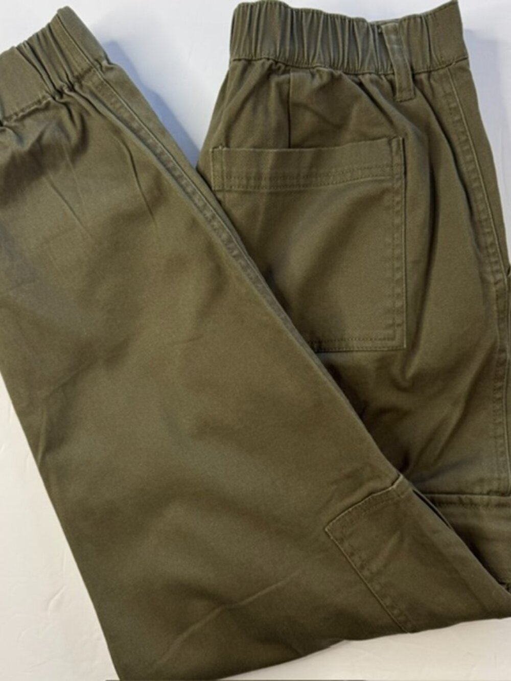 Aeropostale Cargo Pants Elastic Waist Green Women's Medium